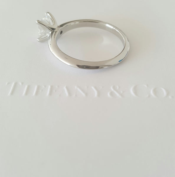 Tiffany & Co. 0.71ct E/VS2 Princess Cut Diamond Engagement Ring
