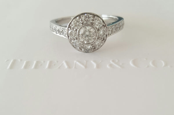 Tiffany & Co. 0.64tcw Diamond Single Circlet Engagement Ring in Platinum