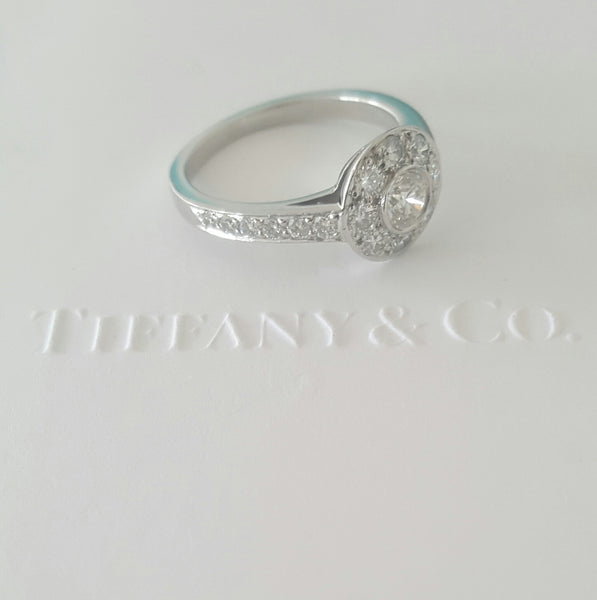 Tiffany & Co. 0.64tcw Diamond Single Circlet Engagement Ring in Platinum