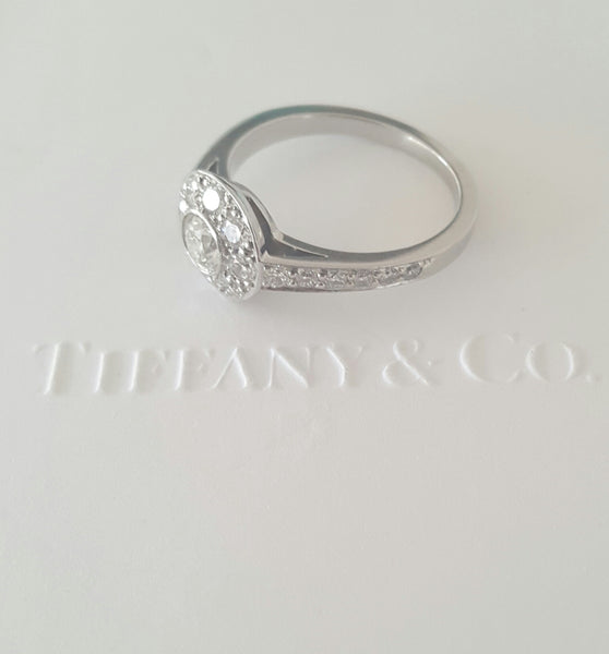 Tiffany & Co. 0.64tcw Diamond Single Circlet Engagement Ring in Platinum
