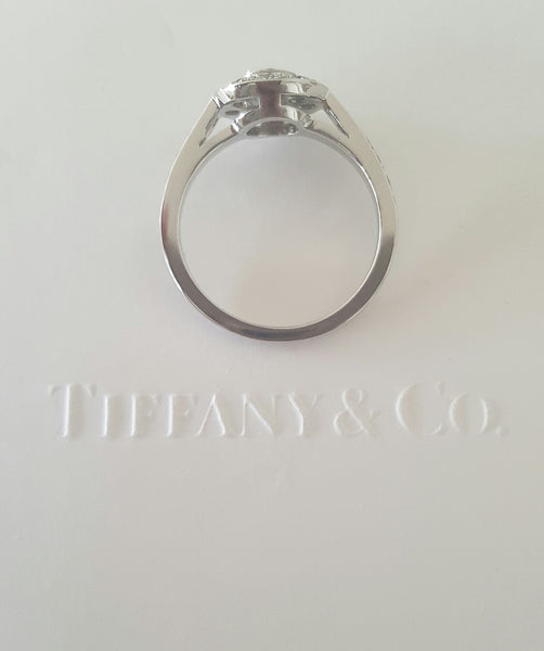 Tiffany & Co. 0.64tcw Diamond Single Circlet Engagement Ring in Platinum