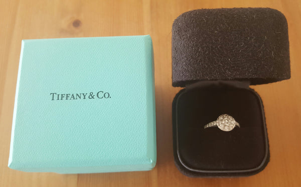 Tiffany & Co. 0.64tcw Diamond Single Circlet Engagement Ring in Platinum