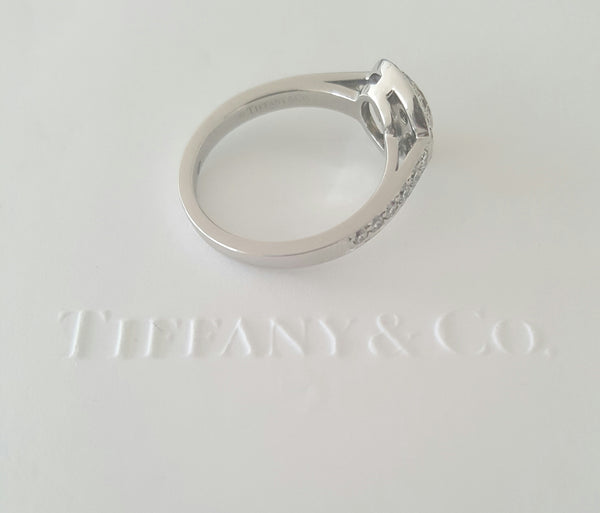 Tiffany & Co. 0.64tcw Diamond Single Circlet Engagement Ring in Platinum