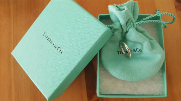 Tiffany & Co. Bezet Style Wedding Anniversary Platinum Band Size 6