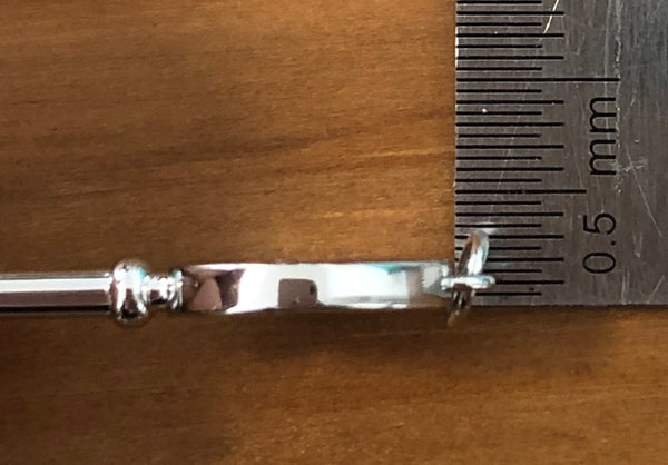 Tiffany & Co. Solid 18ct White Gold and Diamond Atlas Pendant Necklace RRP $1900
