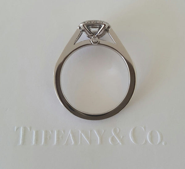 Tiffany & Co. 0.87tcw F/VVS1 Legacy Diamond and Platinum Engagement Ring