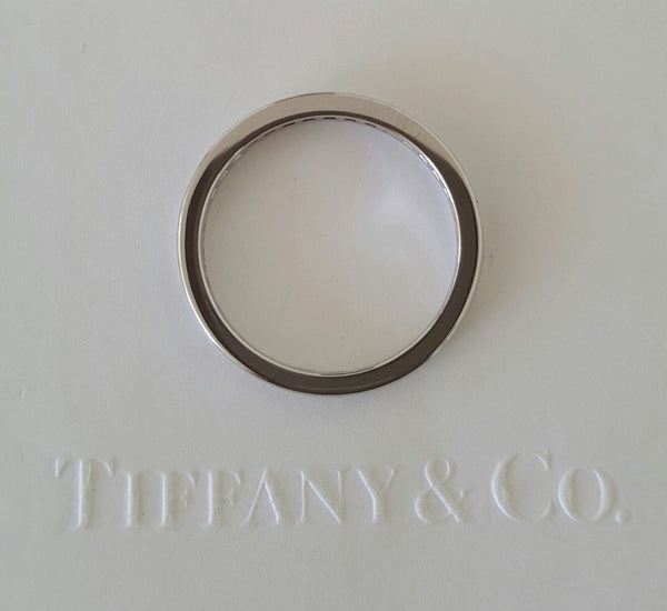Tiffany & Co. 0.17tcw Diamond Half Eternity/Wedding/Anni Band Platinum RRP $3800