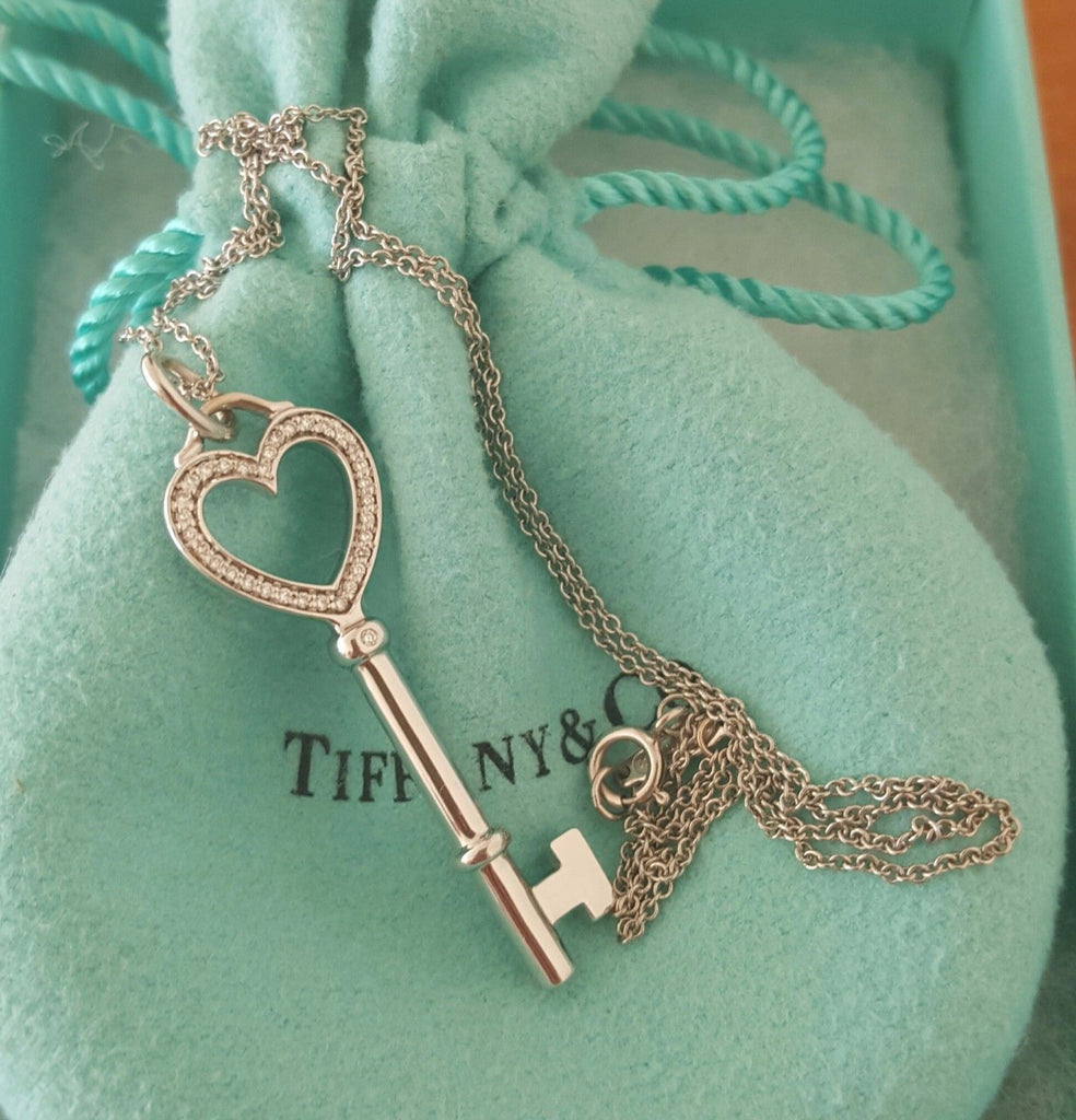 Tiffany keys sales heart key pendant