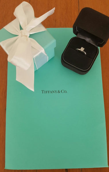 Vintage Tiffany & Co. Diamond Engagement Ring. Save off Retail with this Pre Loved Diamond Engagement Ring
