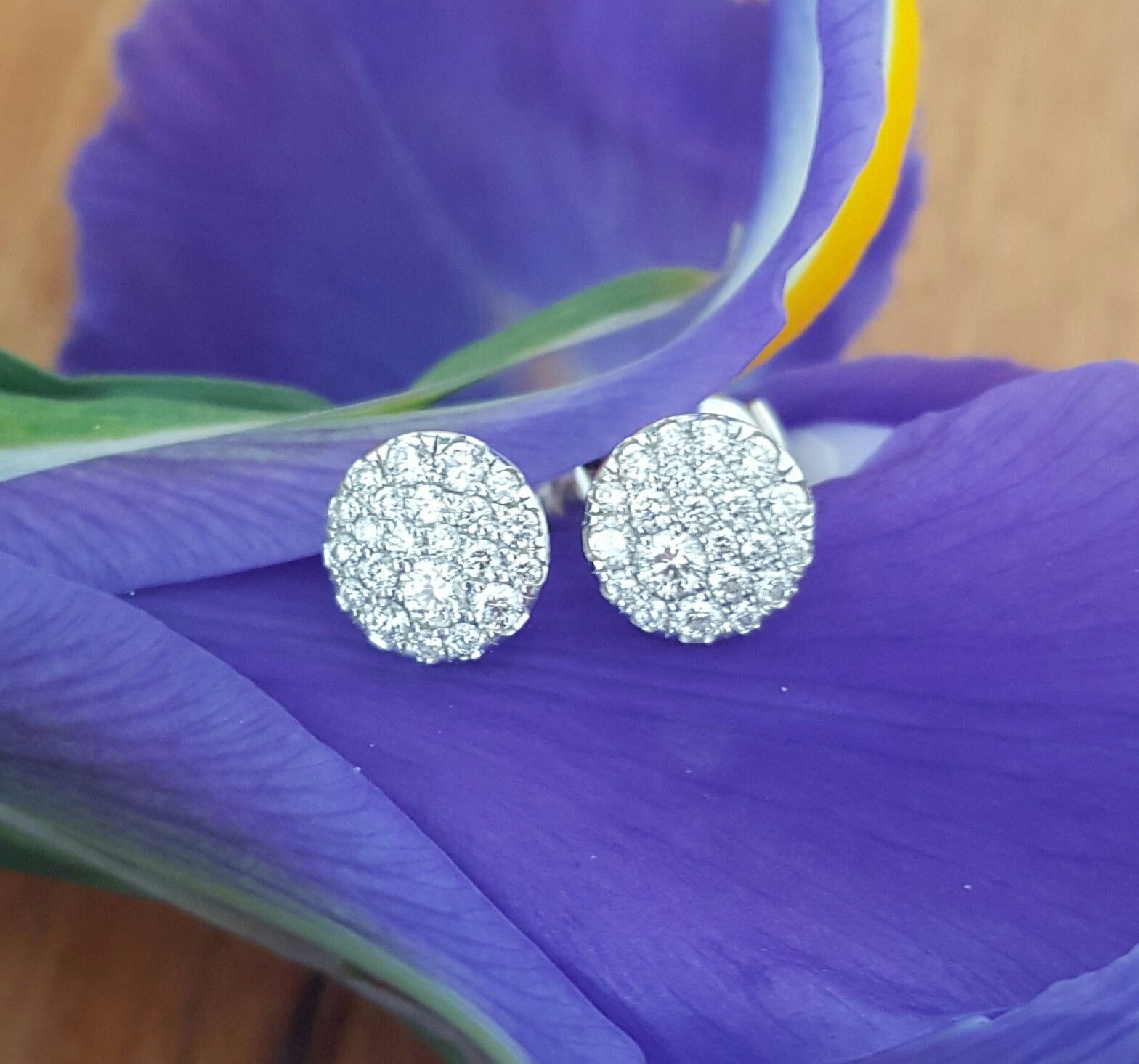 Vintage Diamond Earrings