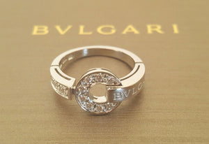Pre Loved, Vintage or Near New Bvlgari Bulgari Diamond Engagement Ring from Catherine Trenton Jewellery. Save money on Luxury.