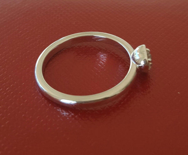 Cartier Diamants Legers Heart Diamond/Engagement/Dress Ring 18k White Gold