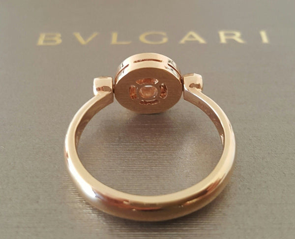 Bulgari Bvlgari 0.25ct Diamond 18ct Rose Gold Ring REF: AN853336 $4350 US