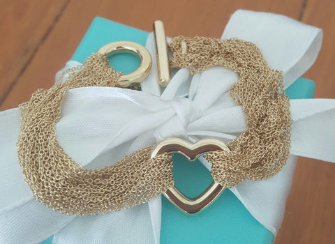 Save money on Luxury. Vintage Tiffany & Co. Solid 18ct Gold Bracelet