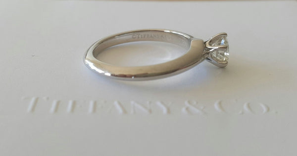 Second Hand Tiffany & Co Classic Diamond Engagement Ring