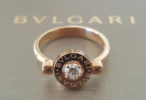 Bulgari Bvlgari 0.25ct Diamond 18ct Rose Gold Ring REF: AN853336 $4350 US