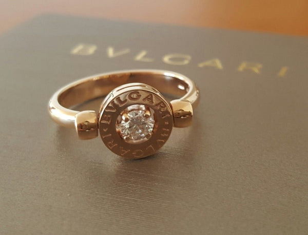 Bulgari Bvlgari 0.25ct Diamond 18ct Rose Gold Ring REF: AN853336 $4350 US