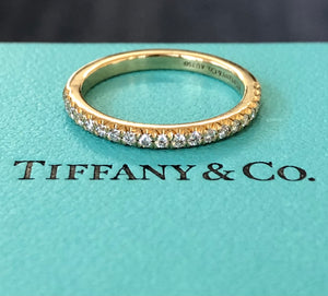 Tiffany & Co. 0.17tcw Diamond Soleste Band in 18ct Yellow Gold Receipt