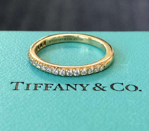 Tiffany & Co. 0.17tcw Diamond Soleste Band in 18ct Yellow Gold Receipt