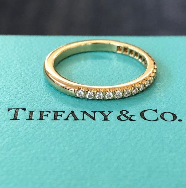 Tiffany & Co. 0.17tcw Diamond Soleste Band in 18ct Yellow Gold Receipt