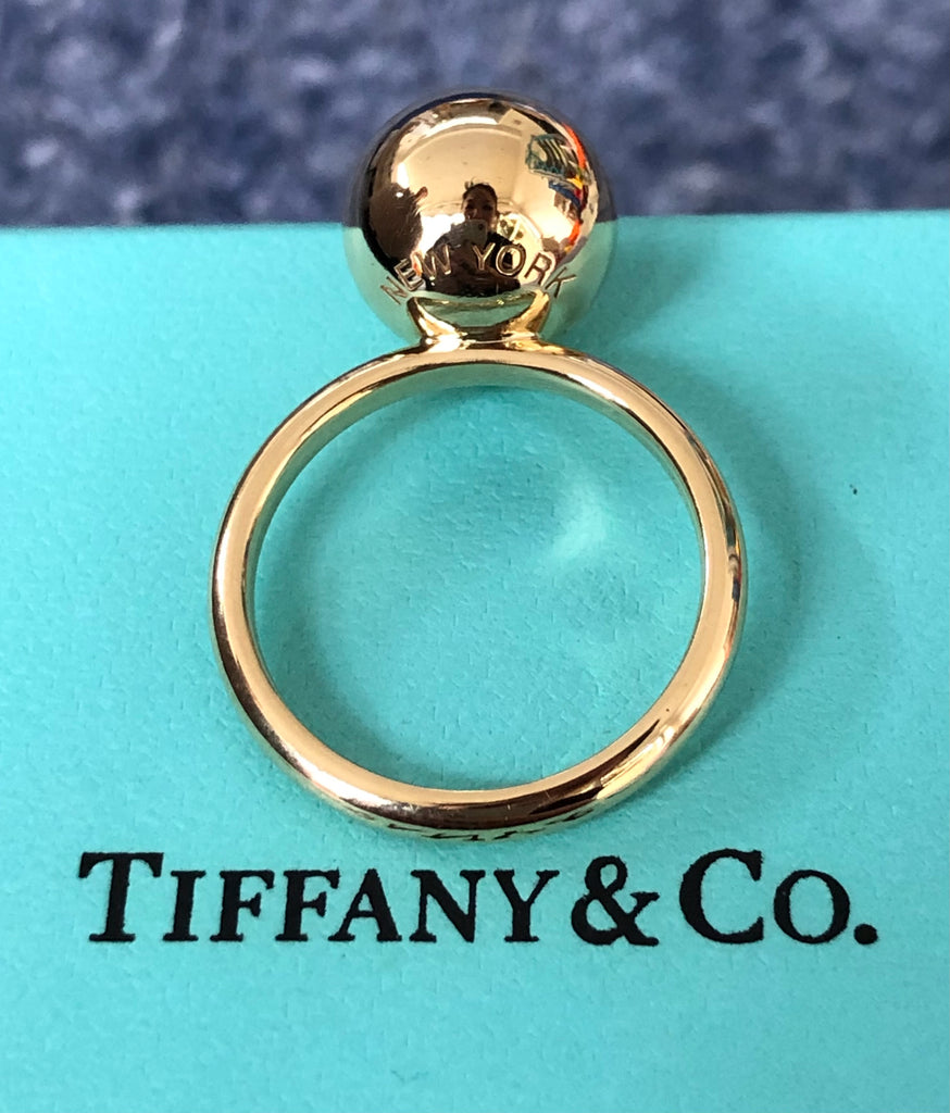 Tiffany & Co. Silver HardWear 8 mm Ball Ring size L UK, 51 1/2 EU or 5.75  US | eBay