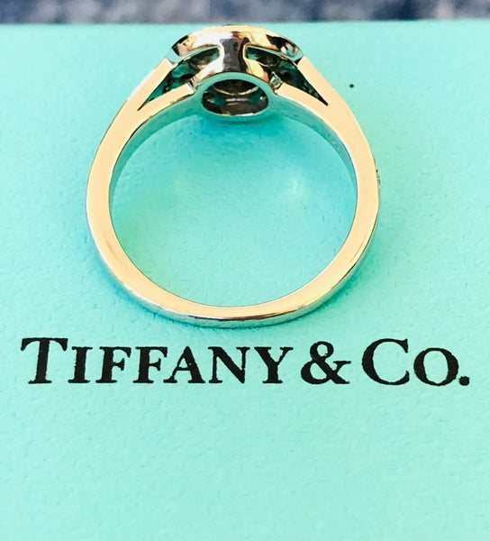 Tiffany & Co. 0.64tcw Diamond Single Circlet Engagement Ring in Platinum Boxes