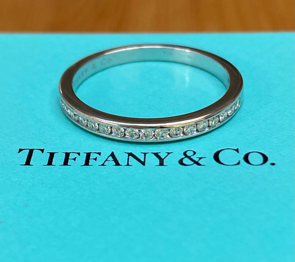 Tiffany & Co. 0.17tcw Diamond Anniversary Wedding Band in Platinum RRP $4600