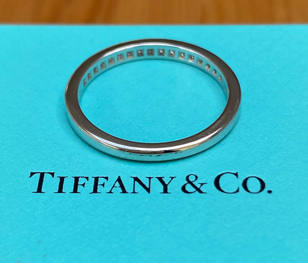 Tiffany & Co. 0.17tcw Diamond Anniversary Wedding Band in Platinum RRP $4600