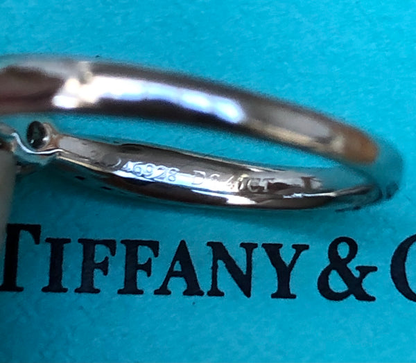 Tiffany & Co. 0.40ct E/VS2 Diamond Harmony Solitaire Engagement Ring Cert/Rcpt