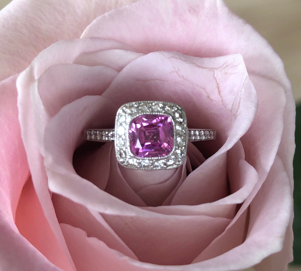 Tiffany Pink Sapphire Diamond Legacy