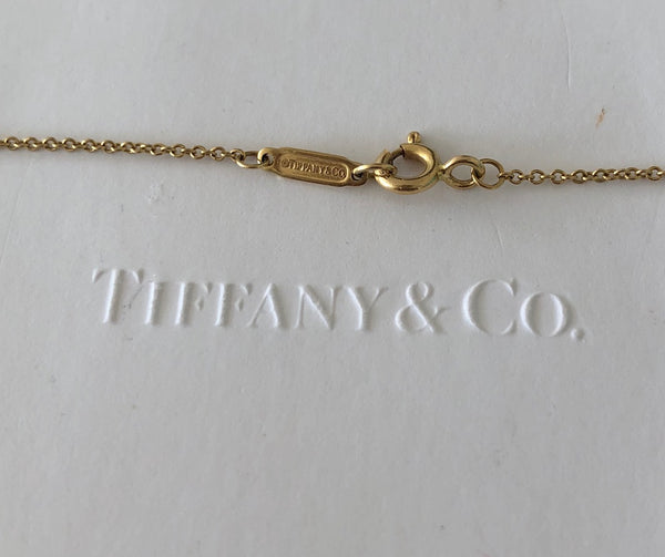 Tiffany & Co. 16inch 18ct Gold Fine Oval Link Chain