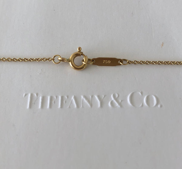 Tiffany & Co. 16inch 18ct Gold Fine Oval Link Chain