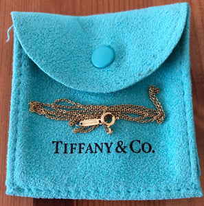 Tiffany & Co. 16inch 18ct Gold Fine Oval Link Chain