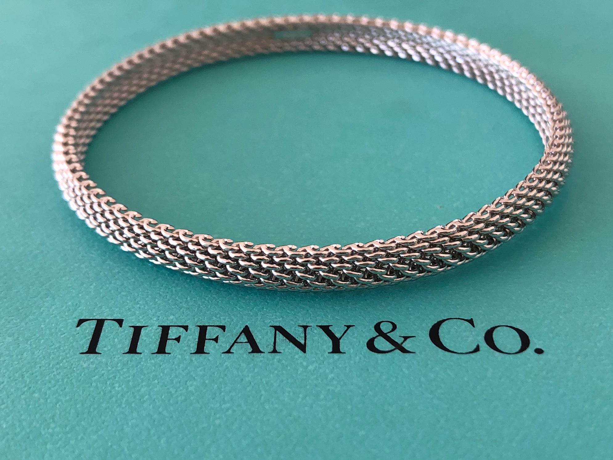 Tiffany and co somerset mesh bracelet clearance