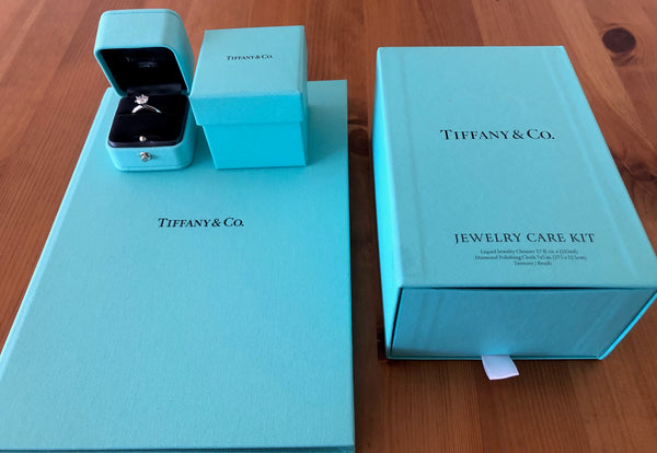 Tiffany & Co. 1.20ct I/VS1 Diamond Solitaire Engagement Ring Platinum Cert/Val/Boxes/Gift