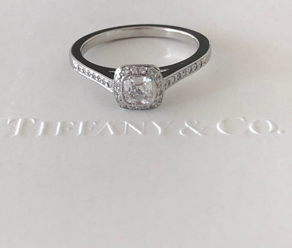 Tiffany & Co. 0.41tcw G/VVS1 Legacy Diamond Engagement Ring Platinum