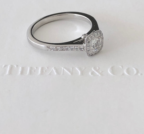 Tiffany & Co. 0.41tcw G/VVS1 Legacy Diamond Engagement Ring Platinum
