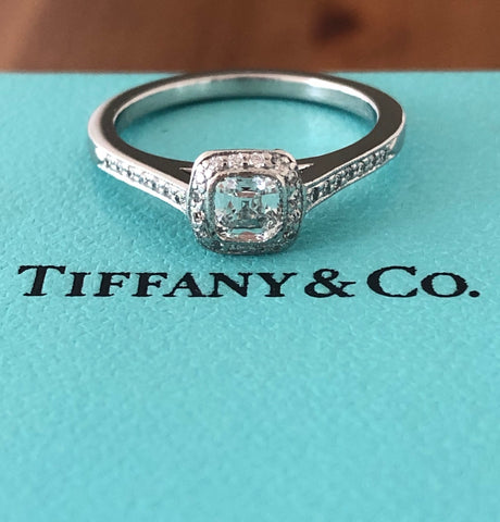 Tiffany & Co. 0.41tcw G/VVS1 Legacy Diamond Engagement Ring Platinum