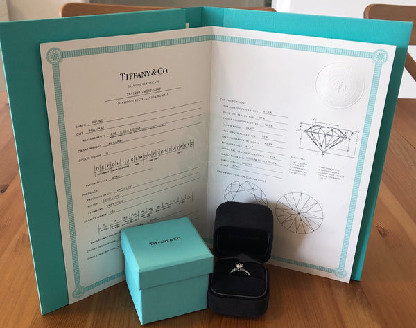 Tiffany & Co. 0.67tcw G/VS2 Diamond Ring with Diamonds on the Band Platinum