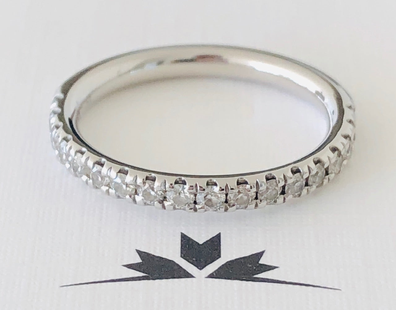 Hearts on Fire Ideal Cut 0.40tcw Diamond Band 18ct White Gold RRP $4100