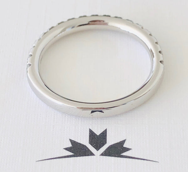 Hearts on Fire Ideal Cut 0.40tcw Diamond Band 18ct White Gold RRP $4100