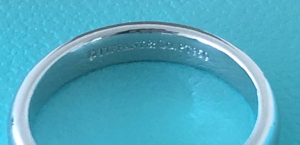 Tiffany & Co. 3mm Lucida Platinum PT950 Band with Tiffany Box $1950