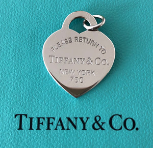 Tiffany & Co. 18ct White Gold 'Return To Tiffany' Medium Heart Pendant Necklace