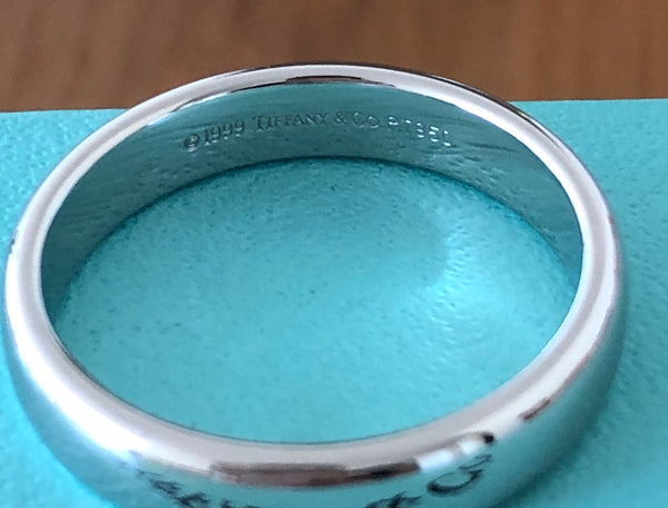 Tiffany & Co. 4.5mm Wedding Band Platinum Size 9.5