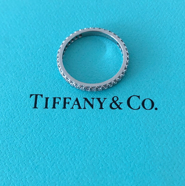 Tiffany & Co. Full Diamond Eternity Soleste Band Size 4.5