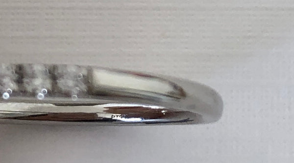 Hearts on Fire 0.25tcw Diamond Transcend Wedding Band in Platinum RRP $3370