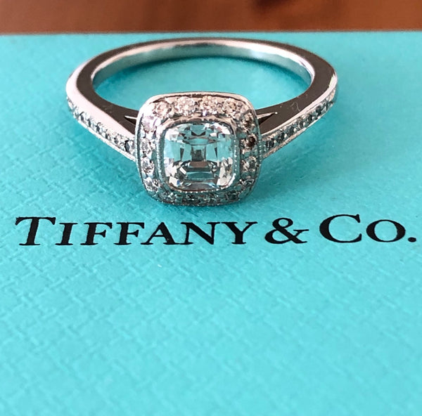 Tiffany & Co. 0.81tcw F/VVS1 Diamond Legacy Engagement Ring
