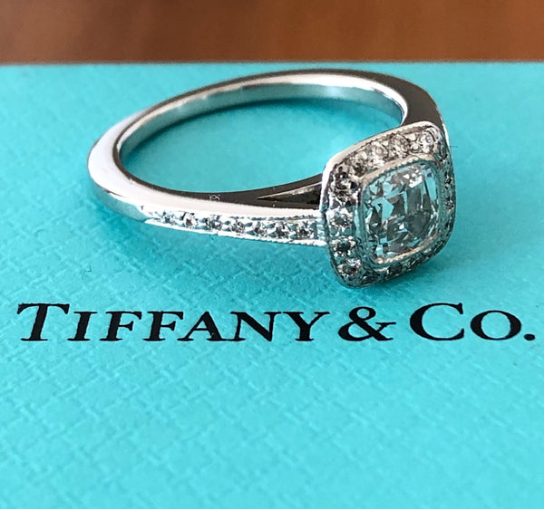 Tiffany & Co. 0.81tcw F/VVS1 Diamond Legacy Engagement Ring