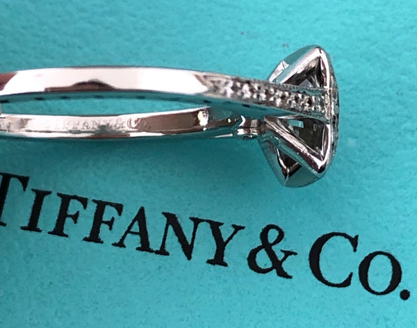 Tiffany & Co. 0.81tcw F/VVS1 Diamond Legacy Engagement Ring