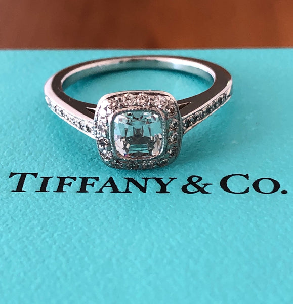 Tiffany & Co. 0.81tcw F/VVS1 Diamond Legacy Engagement Ring
